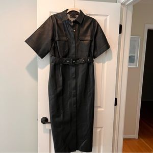 ASOS design faux leather dress- new with tags